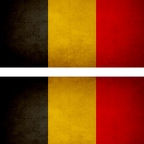 r9129 2x drapeau vintage Belgique