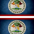 r9130 2x drapeau vintage Belize