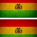 r9134 2x drapeau vintage Bolivie