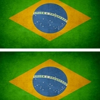 r9140 2x drapeau vintage Bresil