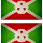 r9144 2x drapeau vintage Burundi