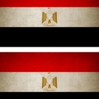 r9169 2x drapeau vintage Egypte