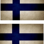 r9180 2x drapeau vintage Finlande