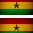 r9186 2x drapeau vintage Ghana
