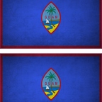 r9192 2x drapeau vintage Guam