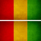 r9195 2x drapeau vintage Guinee