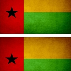 r9196 2x drapeau vintage Guinee-Bissau