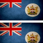 r9203 2x drapeau vintage HK old