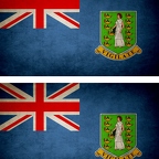 r9206 2x drapeau vintage BVI