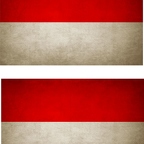r9210 2x drapeau vintage Indonesie