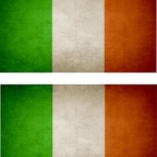 r9212 2x drapeau vintage Irlande