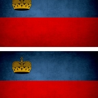 r9230 2x drapeau vintage Liechtenstein