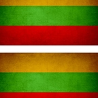 r9231 2x drapeau vintage Lituanie