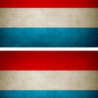 r9233 2x drapeau vintage Luxembourg