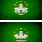 r9234 2x drapeau vintage Macao