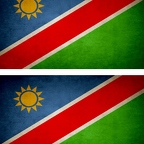 r9257 2x drapeau vintage Namibie