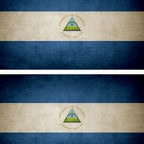 r9260 2x drapeau vintage Nicaragua