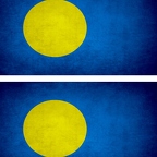 r9272 2x drapeau vintage Palaos