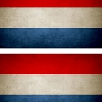 r9277 2x drapeau vintage Pays-Bas