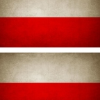 r9281 2x drapeau vintage Pologne