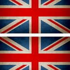 r9289 2x drapeau vintage uk