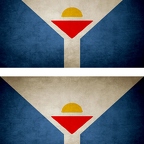 r9295 2x drapeau vintage Saint-Martinfr