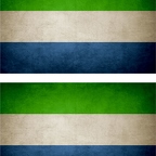 r9309 2x drapeau vintage Sierraleone