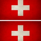 r9318 2x drapeau vintage Suisse