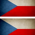 r9326 2x drapeau vintage Czech