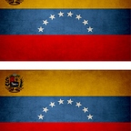 r9343 2x drapeau vintage Venezuela