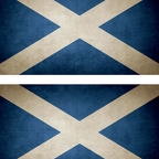 r9354 2x drapeau vintage scotland