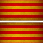 r9360 2x drapeau vintage catalogne