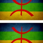 r9363 2x drapeau vintage berber