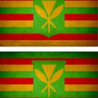 r9366 2x drapeau vintage kanakamoli