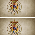 r9371 2x drapeau vintage duesicilies