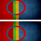 r9372 2x drapeau vintage sapmi