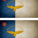 r9374 2x drapeau vintage azores