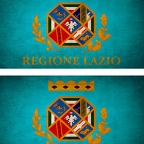 r9385 2x drapeau vintage latium