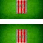 r9390 2x drapeau vintage ombrie