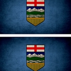 r9400 2x drapeau vintage alberta