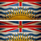 r9401 2x drapeau vintage colombiebritanique