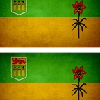 r9409 2x drapeau vintage saskatchewan