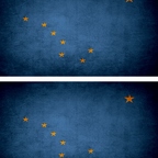 r9415 2x drapeau vintage alaska