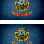 r9429 2x drapeau vintage idaho