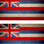 r9428 2x drapeau vintage hawaii