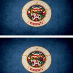 r9440 2x drapeau vintage minnesota