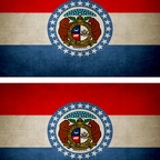 r9441 2x drapeau vintage missouri
