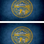 r9443 2x drapeau vintage nebraska