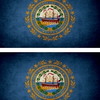 r9445 2x drapeau vintage newhampshire