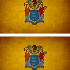 r9446 2x drapeau vintage newjersey